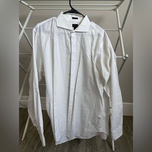 J Crew Ludlow White Dress Shirt Large